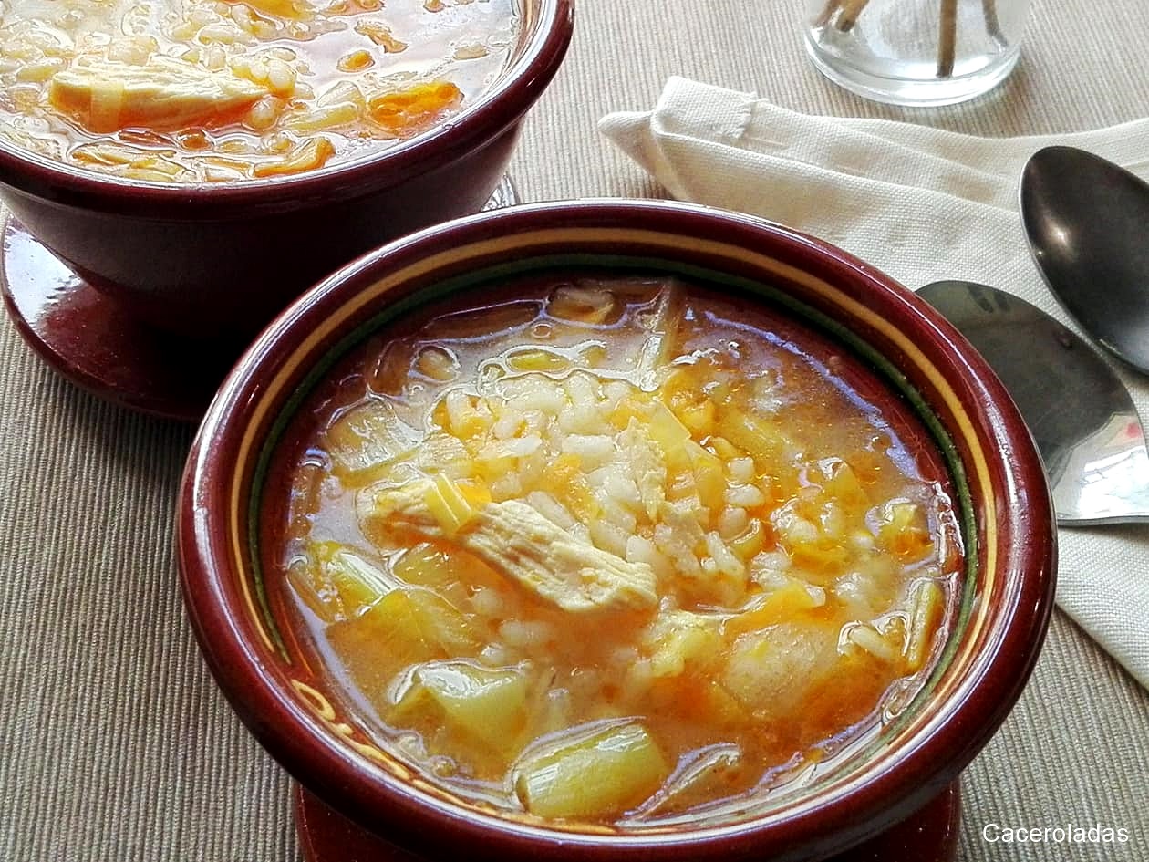 Sopa De Arroz Con Pollo Ok Recetas