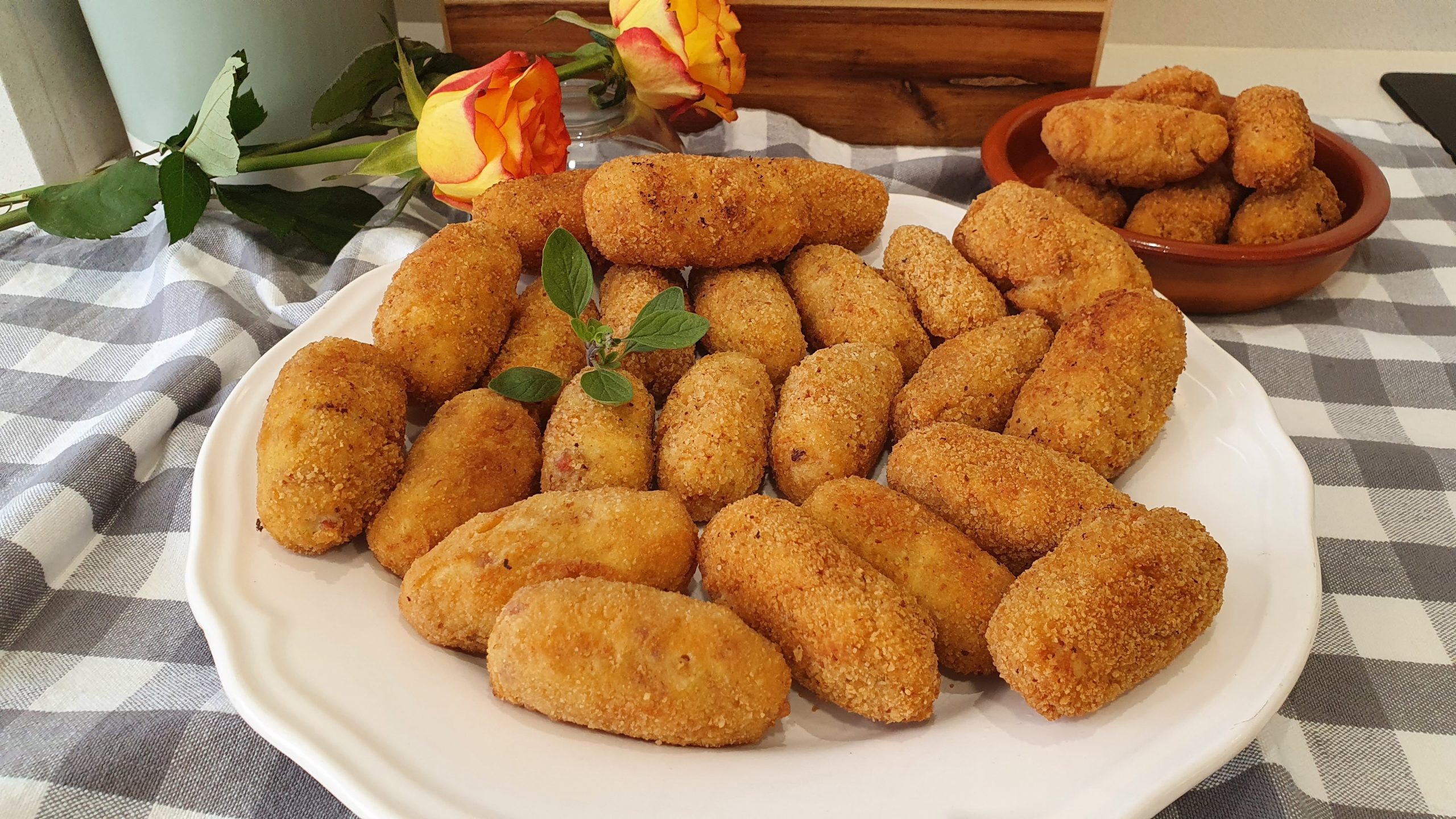 Croquetas de pollo y jamón OKRecetas