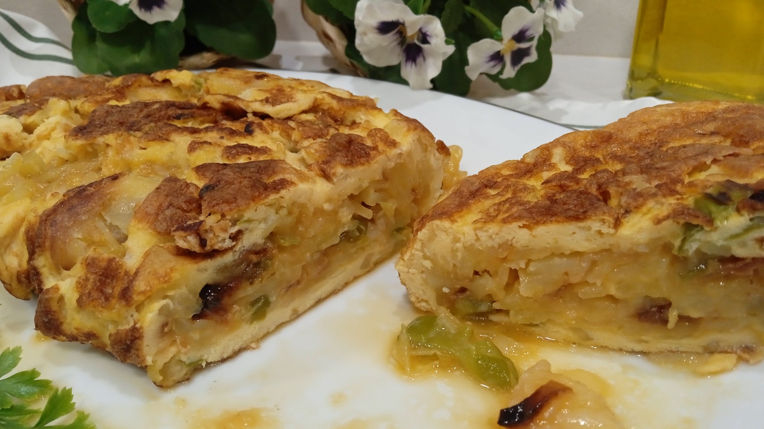 Tortilla de patatas a la navarra OKRecetas